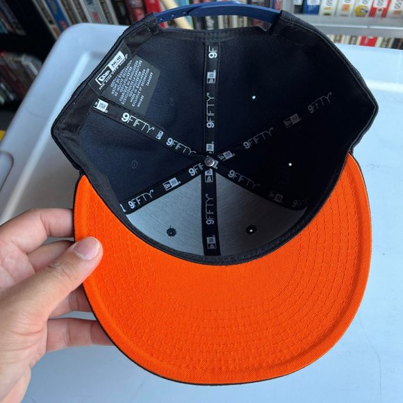 Barstool Sports 9Fifty New Era Black-Orange Hat Snapback Cap Men - Picture 5 of 7
